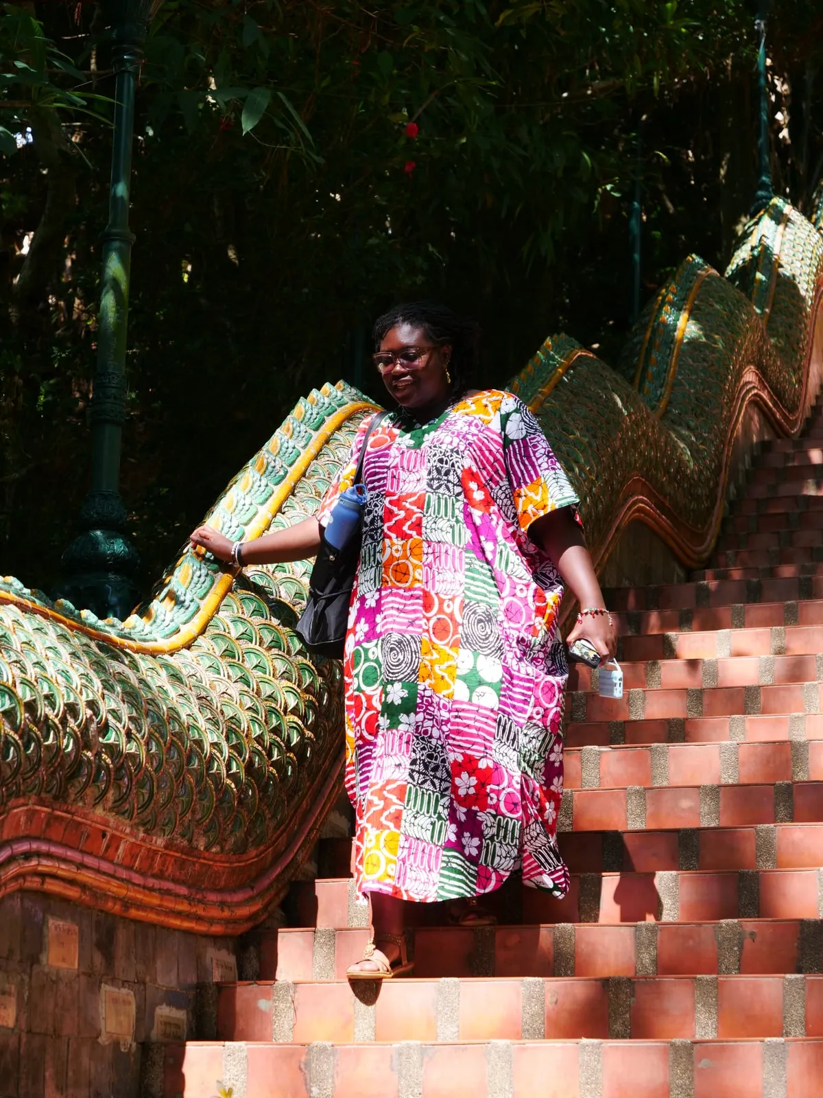 Student at a temple in Chiang Mai, Thailand